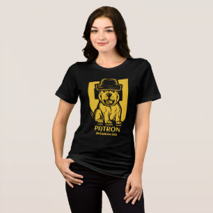 Patron der ukrainische Hund - Fettes Grafik-Shirt Tri-Blend Shirt