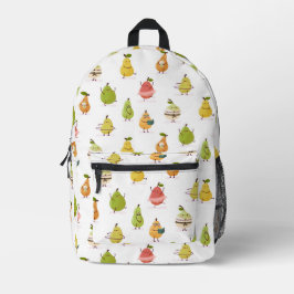 Patrón infantil de peras divertidas bedruckter rucksack