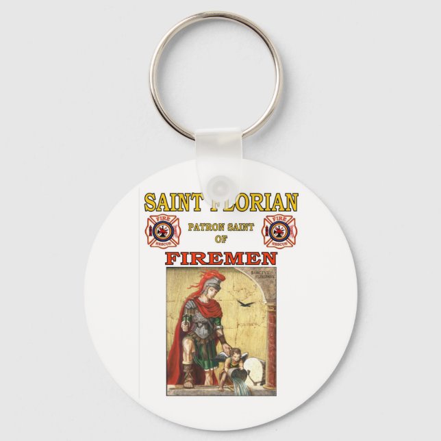 PATRON SAINT OF FIREME SCHLÜSSELANHÄNGER (Vorderseite)