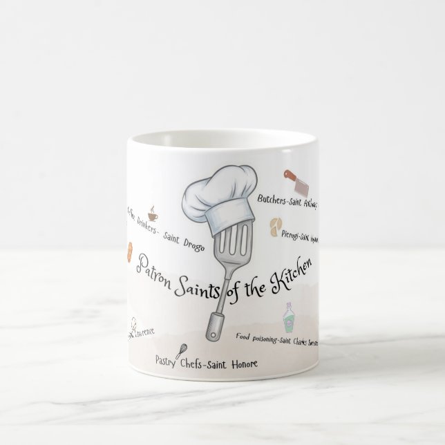 Patron Saints of the Kitchen, Catholic Mug Kaffeetasse (Mittel)
