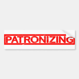 Patronisierende Briefmarke Autoaufkleber