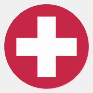 Patrouillen-Aufkleber - vier Runder Aufkleber