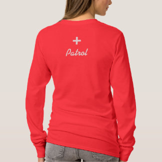 Patrouillen-lange Hülse - Frauen Quer T-Shirt