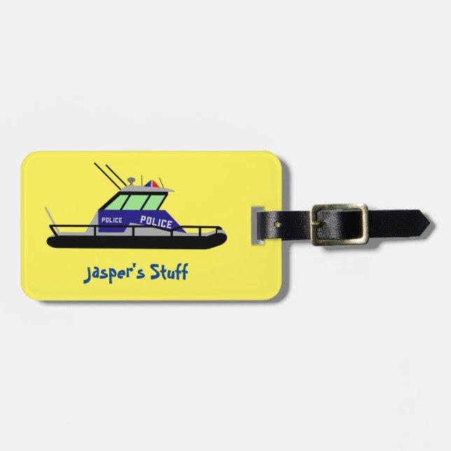 Patrouillenboot Gepäckanhänger (Vorderseite horizontal)