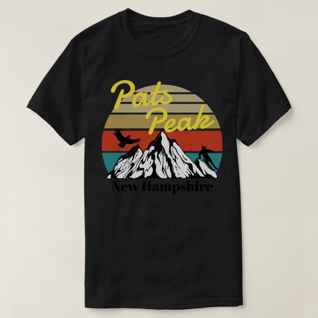 Pats Peak Ski New Hampshire 1 T-Shirt (Design vorne)