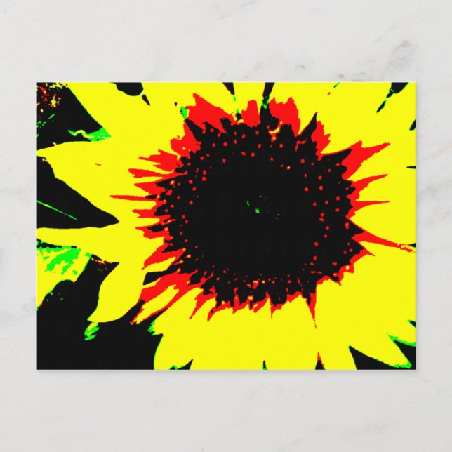 Patsy and Mandy Sunflower Postcard Postkarte (Vorderseite)