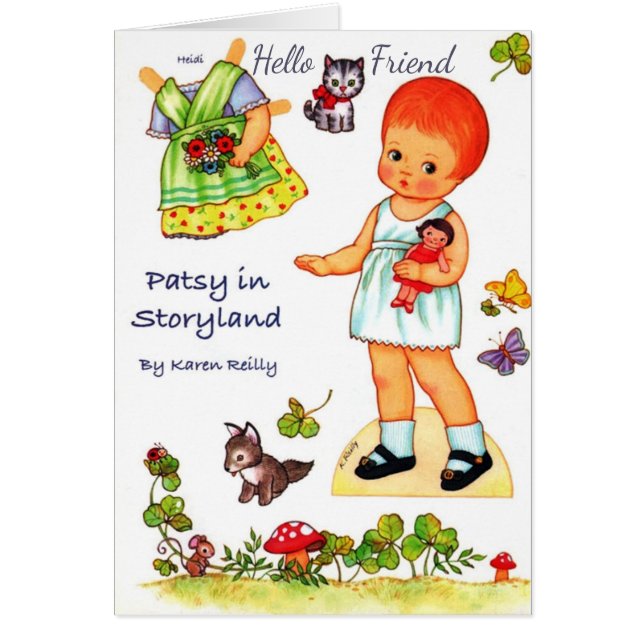 Patsy in Storyland Paper Doll hat die Kleidungskar (Vorne)