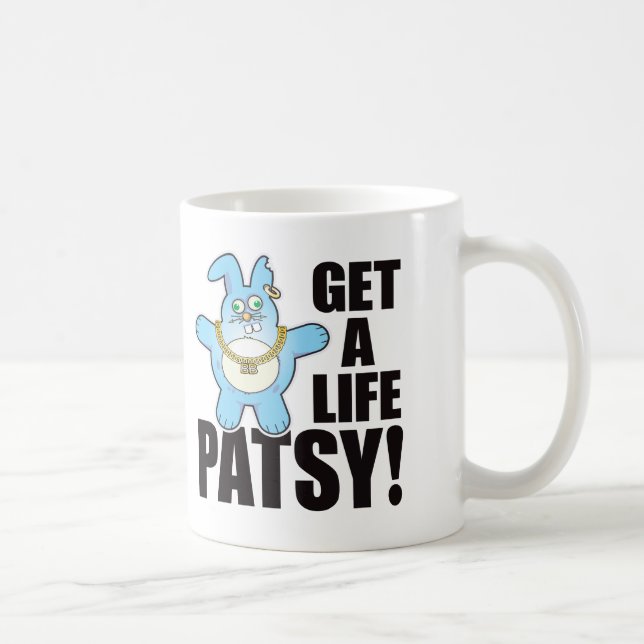 Patsy-schlechtes Brötchen-Leben Kaffeetasse (Rechts)