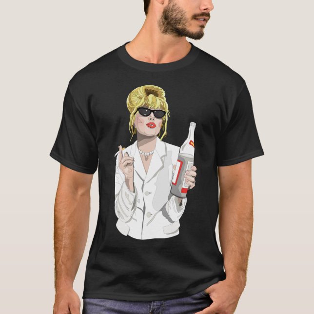Patsy Stone AbFab Cheers Darling Classic T - Shirt (Vorderseite)