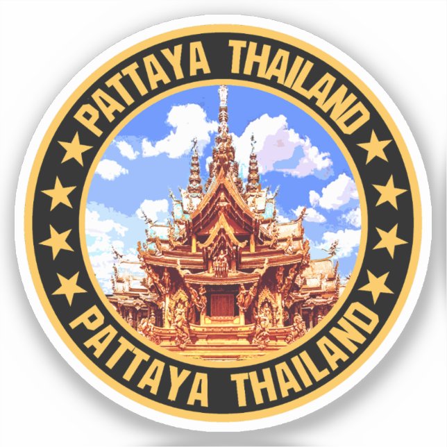 Pattaya Aufkleber (Vorderseite)
