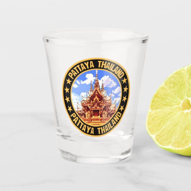 Pattaya Schnapsglas (Vorderseite)