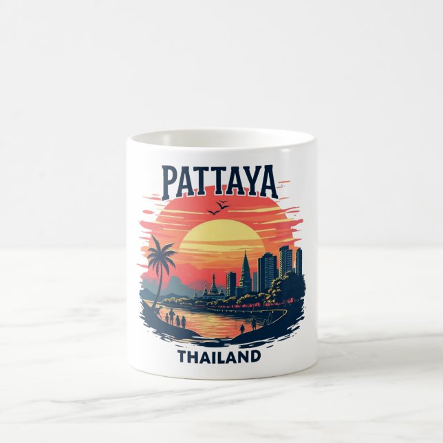 Pattaya Thailand Kaffeetasse (Mittel)