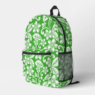 PATTER DER INSELPLUMERIA IN CITRUS GREEN BEDRUCKTER RUCKSACK