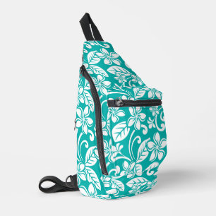 PATTER DER INSELPLUMERIA IN TÜRKISCH CROSSBODY BAG