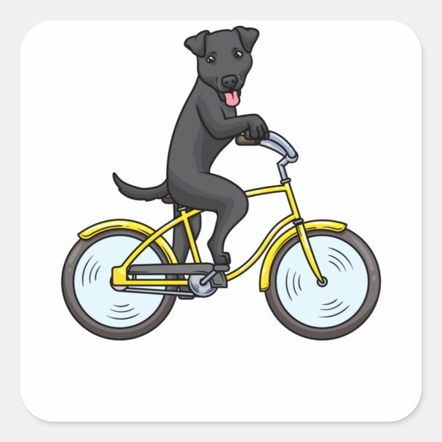 Patterdale Terrier Dog Quadratischer Aufkleber (Vorderseite)