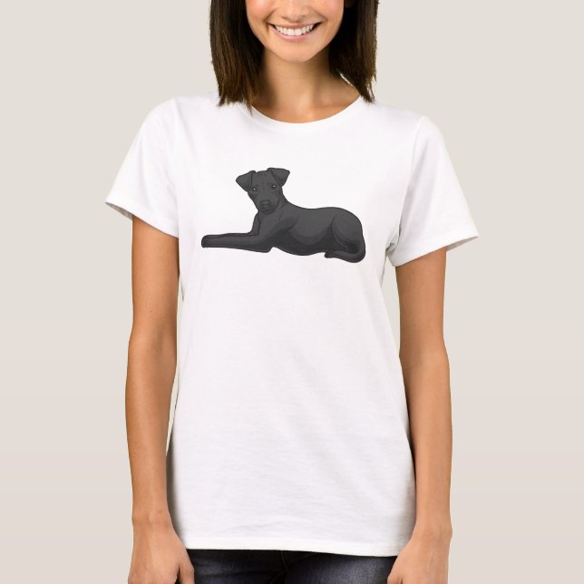 Patterdale Terrier Dog T-Shirt (Vorderseite)