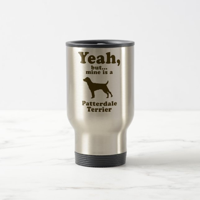 Patterdale Terrier Reisebecher (Mittel)