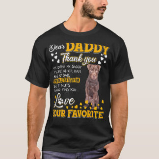 Patterdale Terrier Sehr geehrter Daddy danke Ihnen T-Shirt