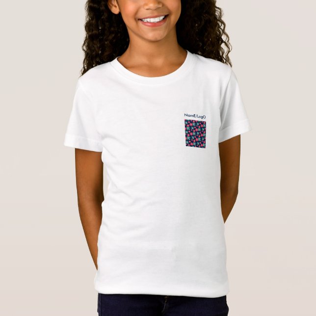 pattern_7_camellia und bird_1 T - Shirt (Vorderseite)