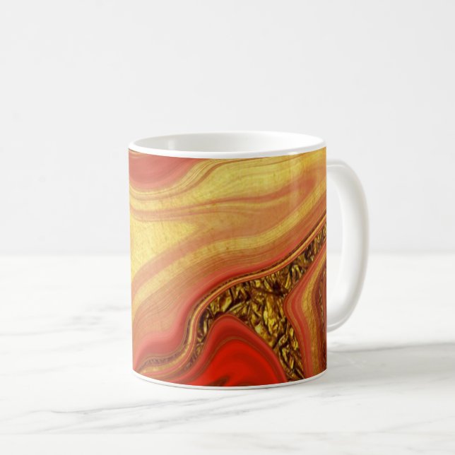 pattern abstract marbled kaffeetasse (VorderseiteRechts)
