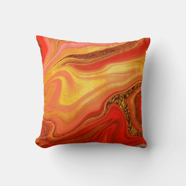 Pattern Abstract Marbled Kissen (Vorderseite)