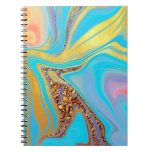 Pattern Abstract Marbled Notizblock