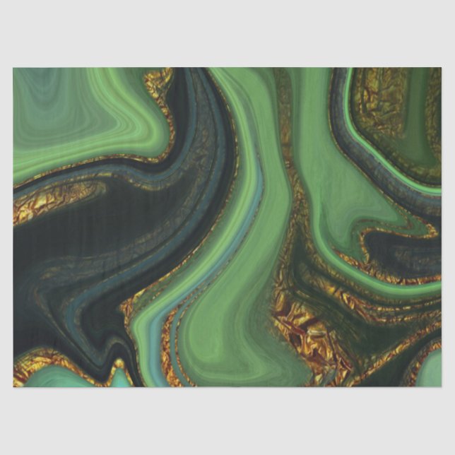 Pattern Abstract Marbled Seidenpapier (Vorderseite)