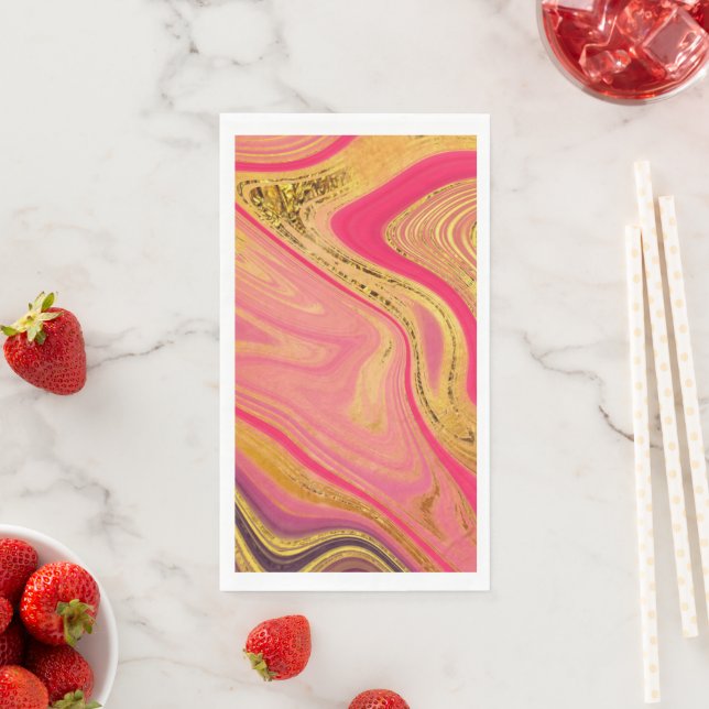Pattern Abstract Marbled Serviette (Beispiel)