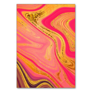Pattern Abstract Marbled Tischnummer