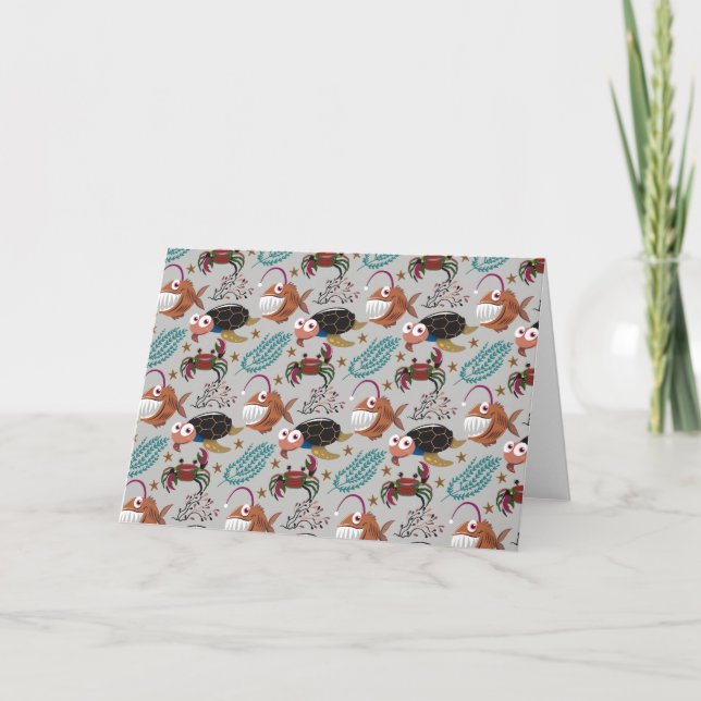 Pattern-Aquatic Ocean Underwater Karte (Vorderseite)