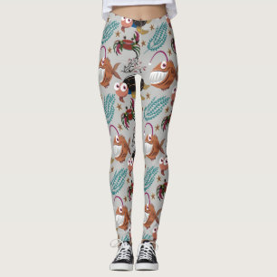 Pattern-Aquatic Ocean Underwater Leggings