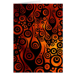 Pattern ARTs - Tattoo Circle Flammen Brandwellen