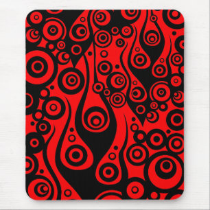 Pattern ARTs - Tattoo Circle Flammen Feuer rot Mousepad