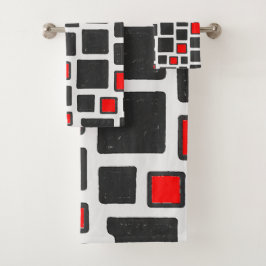 pattern badhandtuch set