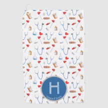 Pattern Blue Monogram Doctor
