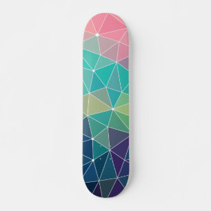 Pattern Colorful Inspiration Retro Cute Skateboard