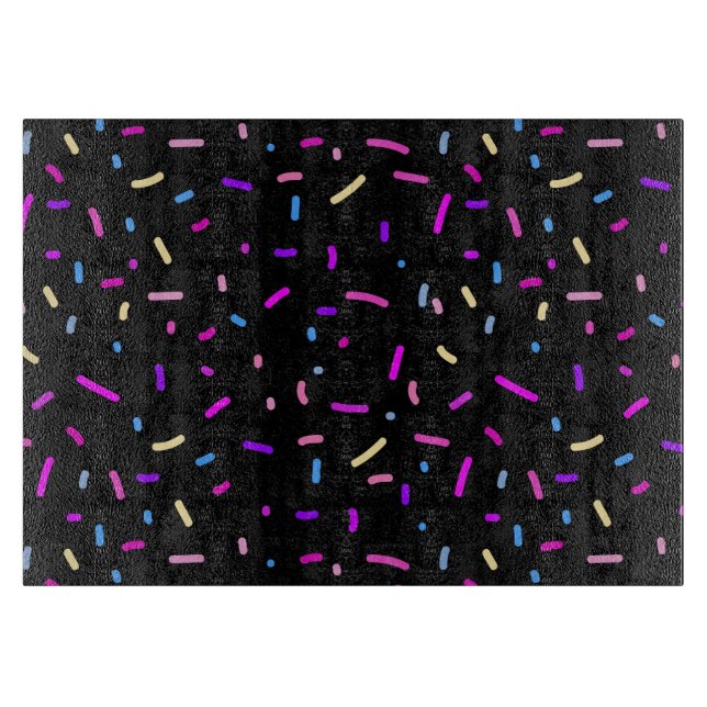 Pattern Colorfull Stilvolles Summer Party Schneidebrett (Vorderseite)