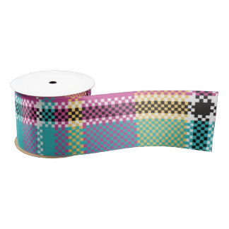 Pattern Colorfull Stylish Design Geometric Vintage Satinband