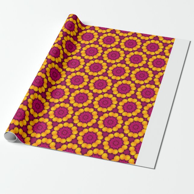 pattern design made by repetition of geometric sha geschenkpapier (Ungerollt)