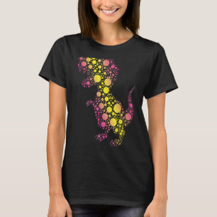 Pattern Dinosaurier Colorful September Internation T-Shirt