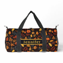 Pattern-Duffel-Tasche für Herbst