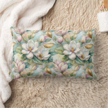 Pattern Elegant Magnolia Flowers