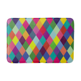 Pattern Fashion Colorful - Moderner FrühlingsHipst Badematte
