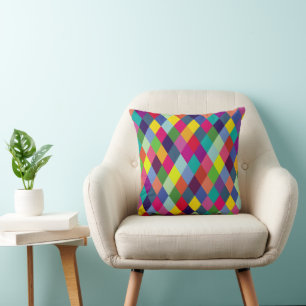 Pattern Fashion Colorful - Moderner FrühlingsHipst Kissen