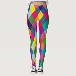 Pattern Fashion Colorful - Moderner FrühlingsHipst Leggings