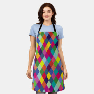 Pattern Fashion Colorful - Moderner FrühlingsHipst Schürze