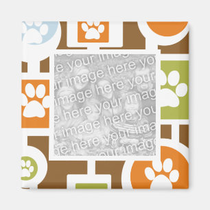 Pattern-Foto-Magnete für 70-er Paw Magnet