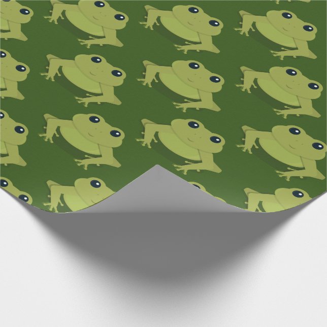 Pattern Frosch Geschenkpapier (Ecke)