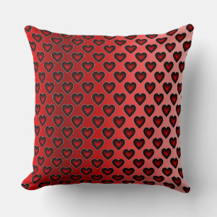 Pattern für rote Herzklopfen Kissen