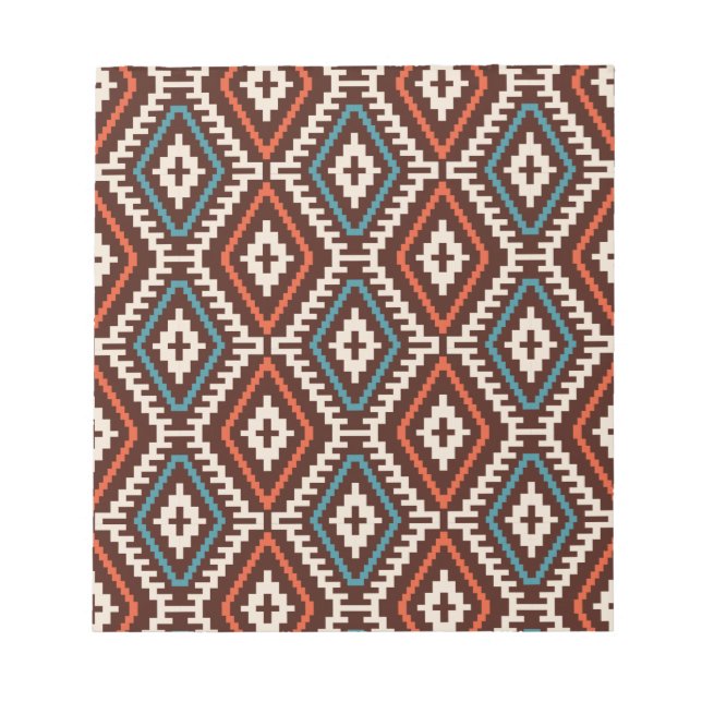 Pattern Geometric Fashion Stilvoll Niedlich Notizblock (Vorderseite)